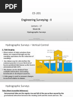 CE-201 Engineering Surveying - II: Lecture - 17 Week 06 Hydrographic Surveys