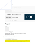 Evaluación Inicial Organismos Internacionales