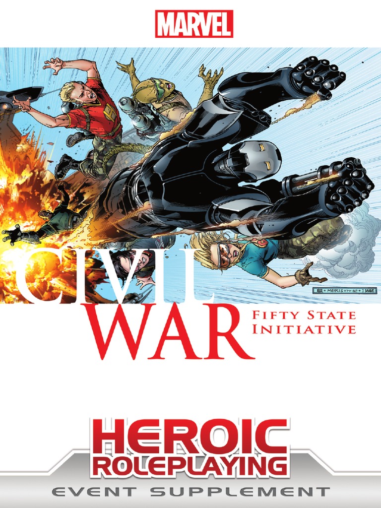 Marvel Heroic RPG - Civil War - Fifty State Initiative | PDF | Marvel ...