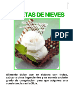 Recetas de Nieves