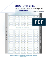 HOJACLAVESEXAMENADMISIONEXCUNT2016-IIGRUPOA