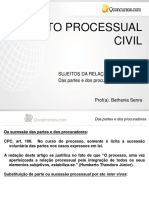 Sujeitos Da Relação Processual26