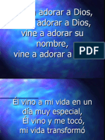 Vine A Adorar A Dios