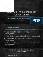 Flow and Principles of Supply Chain