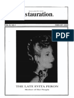 Instauration : The Late Evita Peron