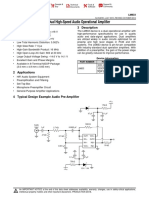 LM833 Dual High-Speed Audio Operational Amplifier: 1 Features 3 Description