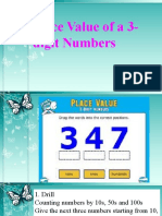 Place Value of A 3-Digit Numbers