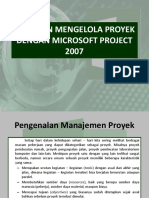 Pengenalan Manajemen Proyek