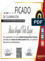 Certificado Raiza