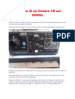 Modifica Di Un Lineare CB Sui 50MHz