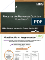 Open Class 3didáctica 2021