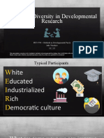 Increasing Diversity in Developmental Research