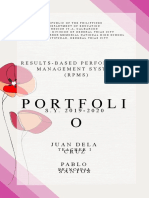 Portfoli O: Results-Based Performance Management System (RPMS)