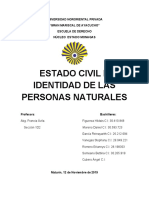 Estado Civil e Identidad - Trabajo