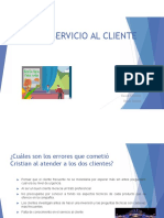 Caso Servicio Al Cliente