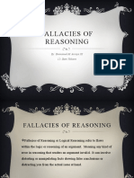 Fallacies of Reasoning