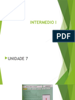 Intermedio i - Unidade 7 (1)