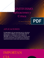 Cognitivismo. Aplicaciones y Critica