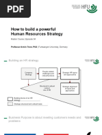 How To Build A Powerful Human Resources Strategy: Master Course - Episode 04