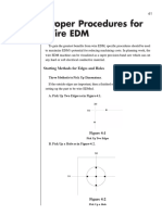 Proper procedures for maximizing wire EDM