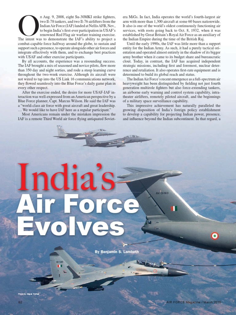 Indian Air Force's Evolution and Impact | PDF | Military Forces | Military
