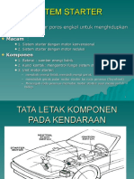 Sistem Starter Konvensional