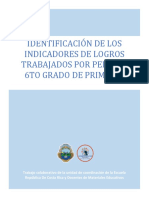 6TO. IDENTIFICACIÓN DE INDICADORES DE LOGROS POR PERÍODO para Registro