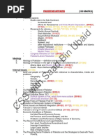 Syllabus Breakdown (Pak Affairs)