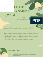 Whole of Government (Wog) : Oleh: Aisy Thifal Rofifah