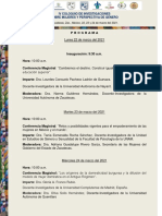 Programa Del IV Coloquio de IMPG. 16 de Marzo Del 2021