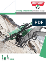 Montabert Drilling Attachment Product Range Guide
