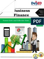 Business Finance: Stated Rate and Effective Rate