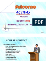 ISO 9001 Internal Audit TSR