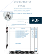 Proforma Xr 150 Placa Eb-8870 - Servicios