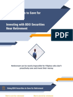BDO Securities To Save For Retirement Investing With BDO Securities Near Retirement