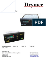 Dryer Controller Models DMC 11, 14, 15 Probes DRYMEC