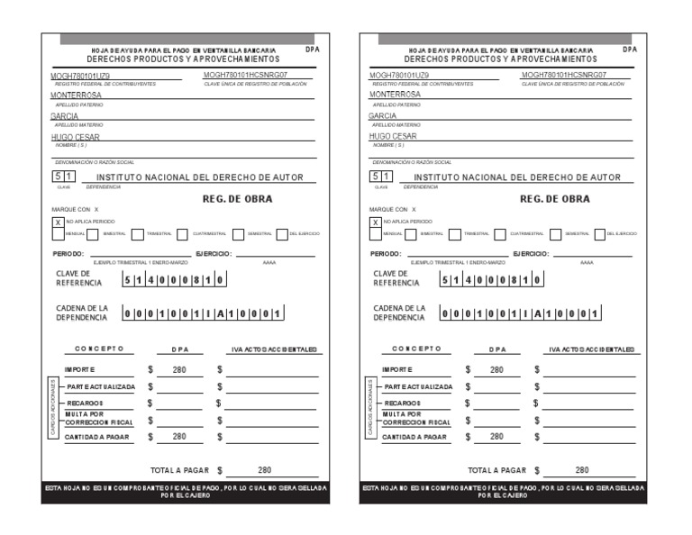 Hoja de Ayuda para Pago Indautor 2021 PDF Business Negocios (general)