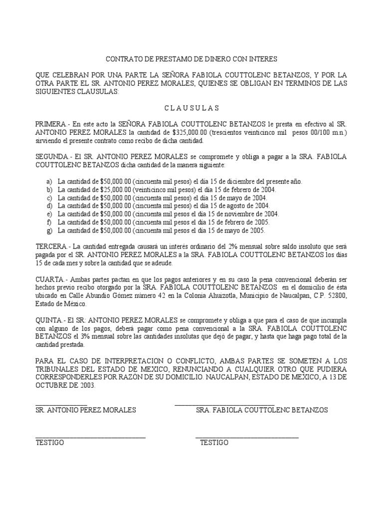 Contrato Pdf Agitación