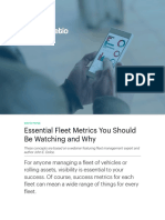 Essential Fleet Metrics You Should Be Watching and Why