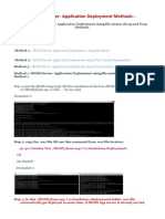 Application Deployment Various Method in J-Boss