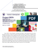 NARRATIVE REPORT ON PROJECT REDI DAY 1 AND 2