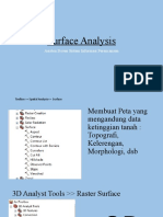 Surface Analysis GIS