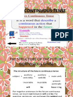 Future Continuous Tense