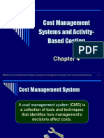 Cost Management Systems and Activity-Based Costing