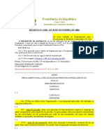 Decreto 3.665 de 20 NOV 2000 - Regulamento para A Fiscalização de Produtos Controlados R-105