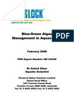 Blue-Green Algae Management in Aquaculture: February 2008