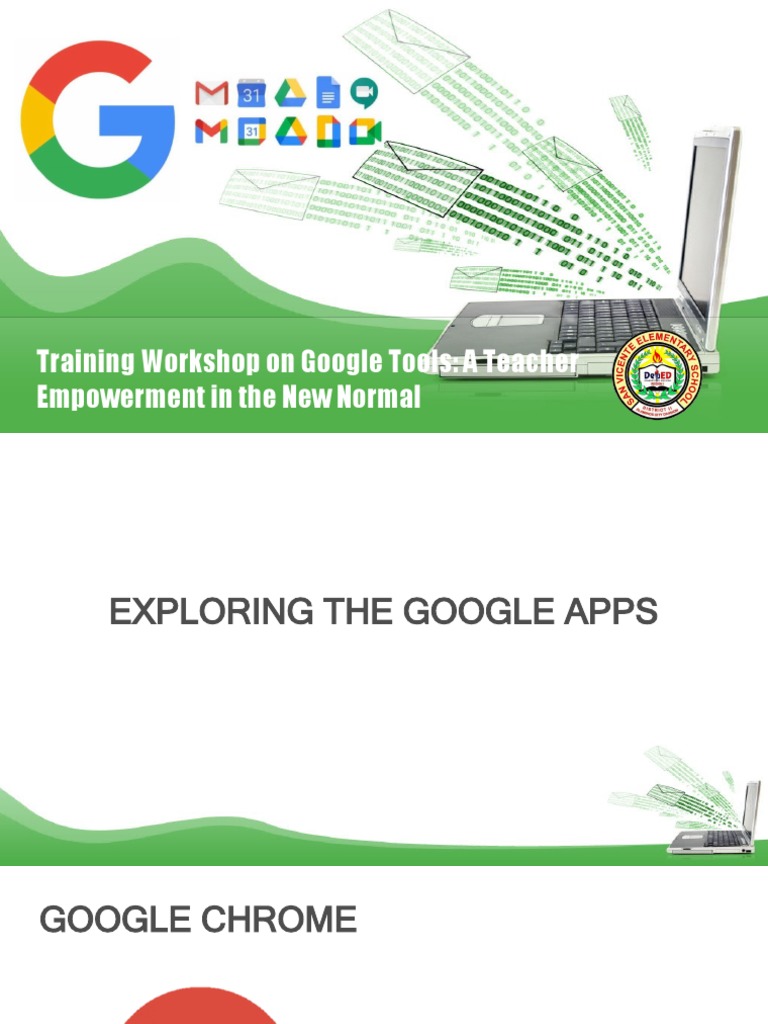 Training Workshop On Google Tools 1 | PDF | Software | Software Development