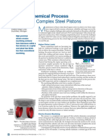 Electrochemical Process Machines Complex Steel Pistons