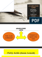 ANABOLISME LIPID PPT Biokim DL 20 Mei