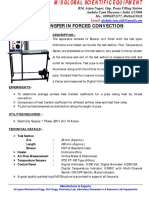 Heat Transfer in Forced Convection